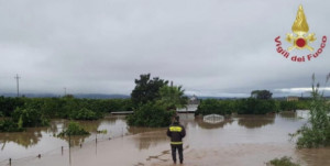 Siracusa, i Vigili del Fuoco impegnati a fronteggiare il maltempo in tutta la provincia
