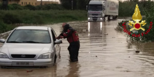 Catania: un violento nubifragio si abbatte sulla città e la provincia