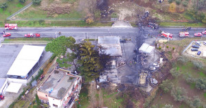 Rieti, tragica esplosione, muore un Vigile del Fuoco