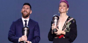 Lionel Messi e Megan Rapinoe trionfano ai ‘The Best FIFA Football Awards 2019’