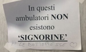 La protesta delle dottoresse: 