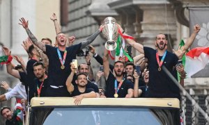 Azzurri, Roma in festa per il ritorno a casa della Nazionale campione d'Europa