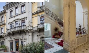 Stile Liberty e 2mila metri quadri di terrazzi: è la villa venduta per 20 milioni