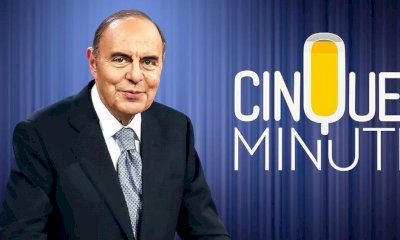 Bruno Vespa positivo al Covid conduce Porta a Porta e Cinque Minuti da casa