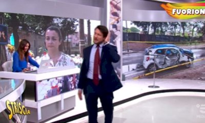 Andrea Giambruno, parolacce e complimenti alla collega nel fuorionda choc