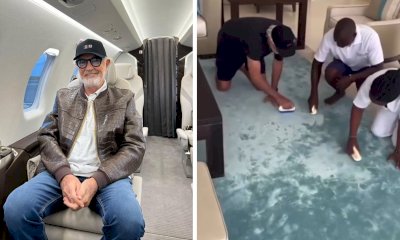 Briatore pulisce con i dipendenti, scatta l'ironia: 