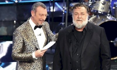 Russel Crowe a Sanremo: 